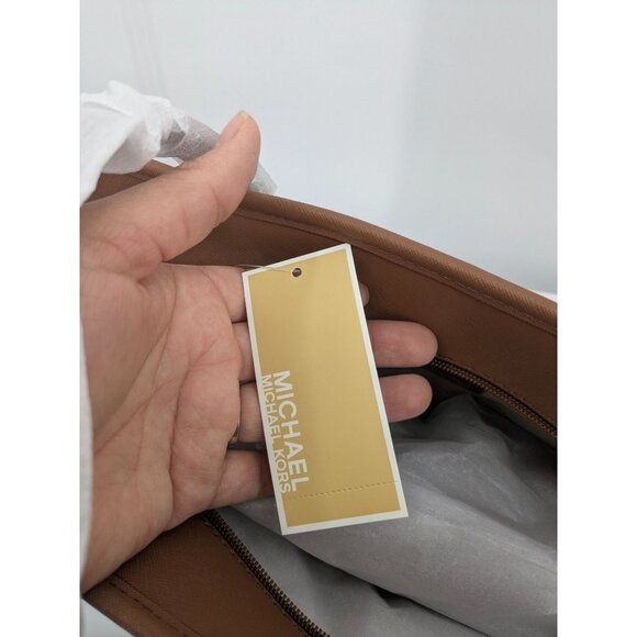 Michael Kors Jet Set Travel Leather Tote Bag Luggage Shoulder Carryall Classic - Picture 16 of 16